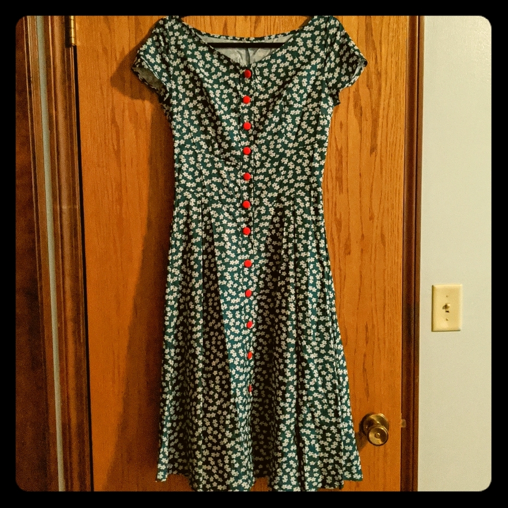LAST CHANCE Retro Stage 1940s Dress